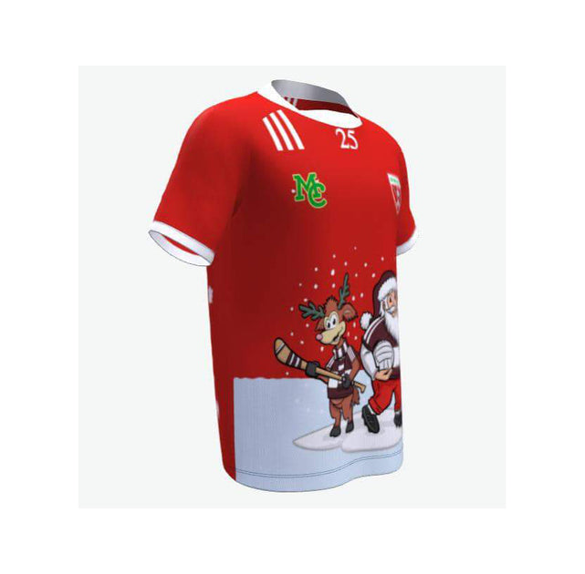 Gaelic Christmas Jersey Football & Hurling, Maroon/ white Red Jer