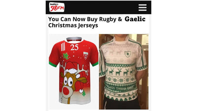 You can now buy Rugby & Gaelic Christmas Jerseys