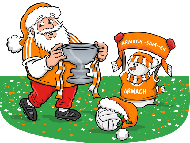 Gaelic Football Christmas Jersey-Lapland Gaels-Armagh All Ireland