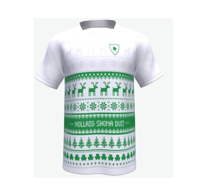 Pre order  RUGBY Christmas Jersey- Green-white- Irish