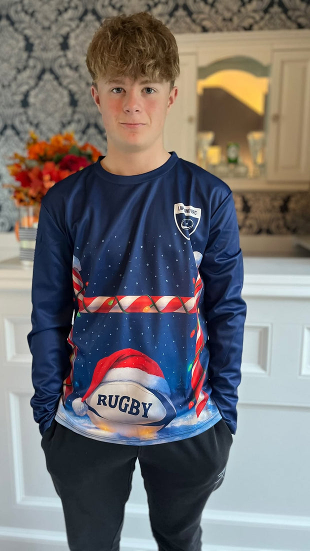 Rugby Christmas Jersey – Navy Long Sleeve Christmas Jersey -New collection