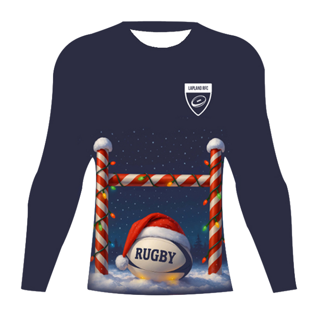 PRE ORDER -   Rugby Christmas Jersey – Navy Long Sleeve Christmas Jersey -New collection