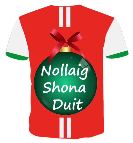 Rudolf Red Christmas Jersey- Nollaig Shona Duit - New collection