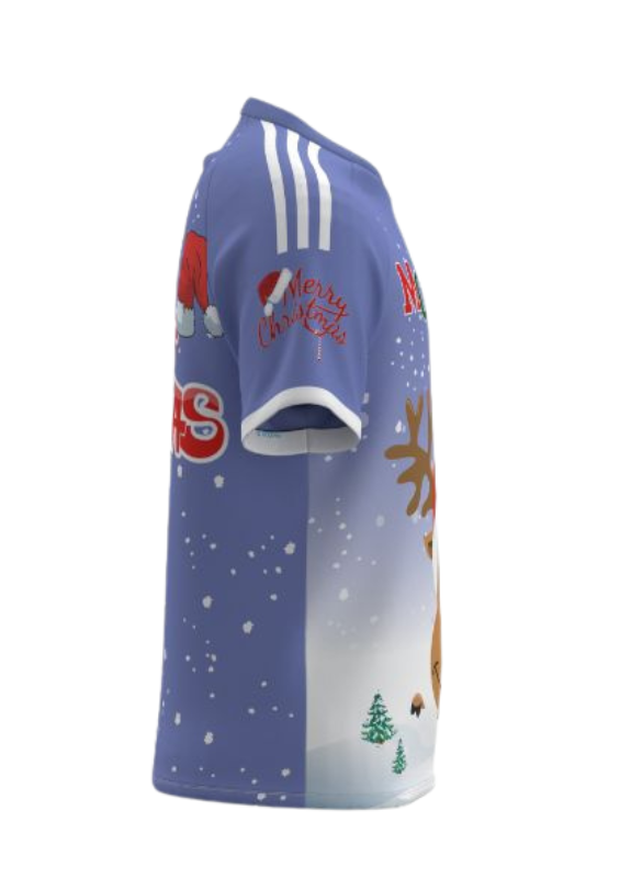 PRE ORDER- Blue Rudolf Christmas jersey- MC collection
