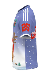 PRE ORDER- Blue Rudolf Christmas jersey- MC collection