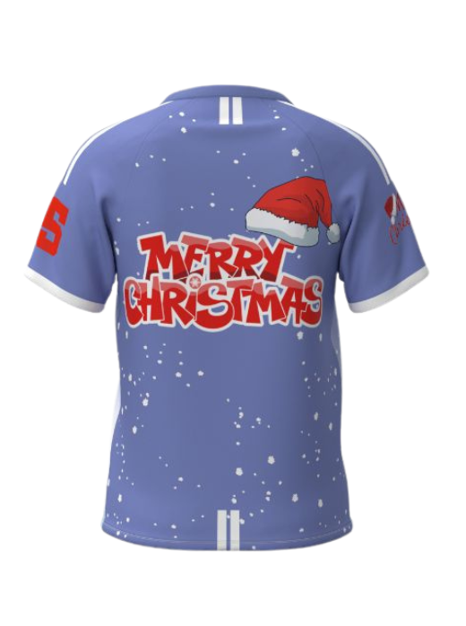 PRE ORDER- Blue Rudolf Christmas jersey- MC collection