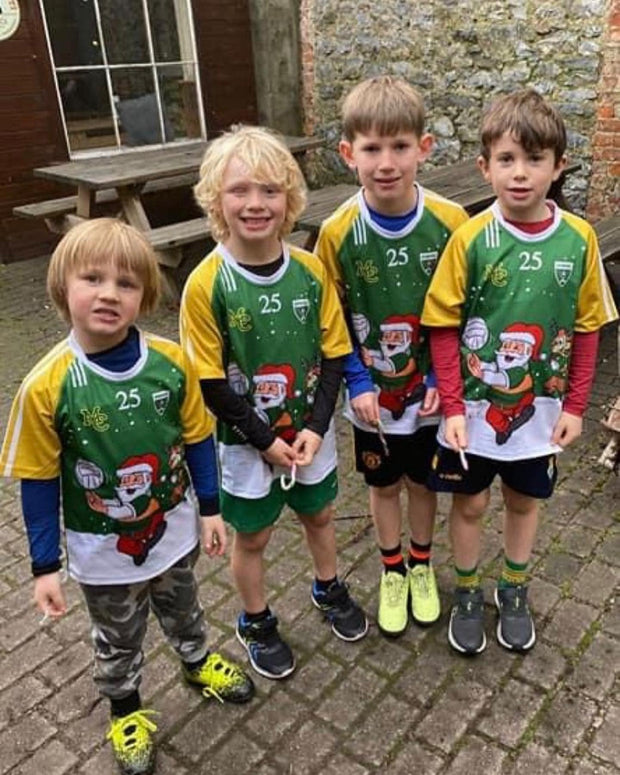 Gaelic Football Christmas Jersey- Lapland Gaels-Green & Gold