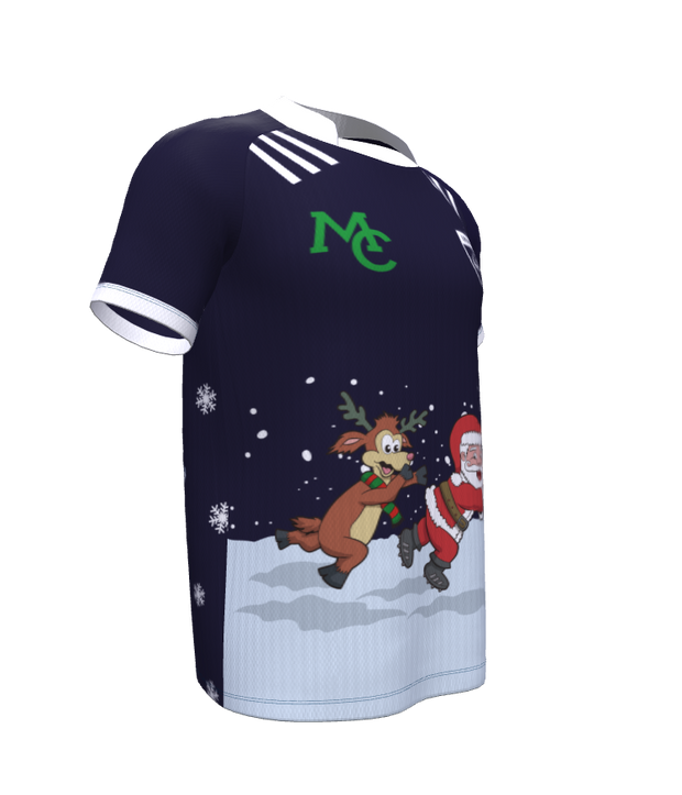 PRE ORDER- RUGBY Christmas Jersey- Lapland RFC- Navy- Santa Scoring A Try