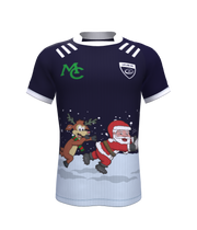 PRE ORDER- RUGBY Christmas Jersey- Lapland RFC- Navy- Santa Scoring A Try