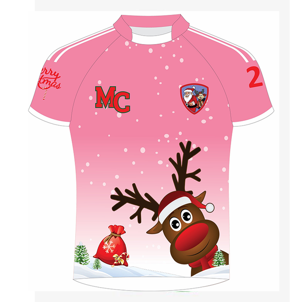 Rose christmas top jersey